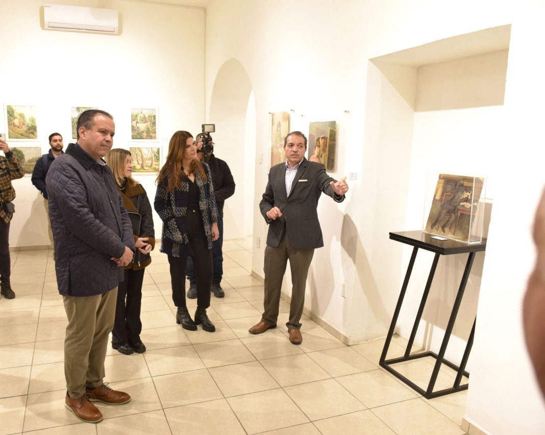 Destacan Toño Astiazarán y Patty Ruibal exposición del pintor Benjamín Coria en Hermosillo