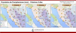 Mantiene CEPC pronóstico de lluvias intensas y altas temperaturas en Sonora