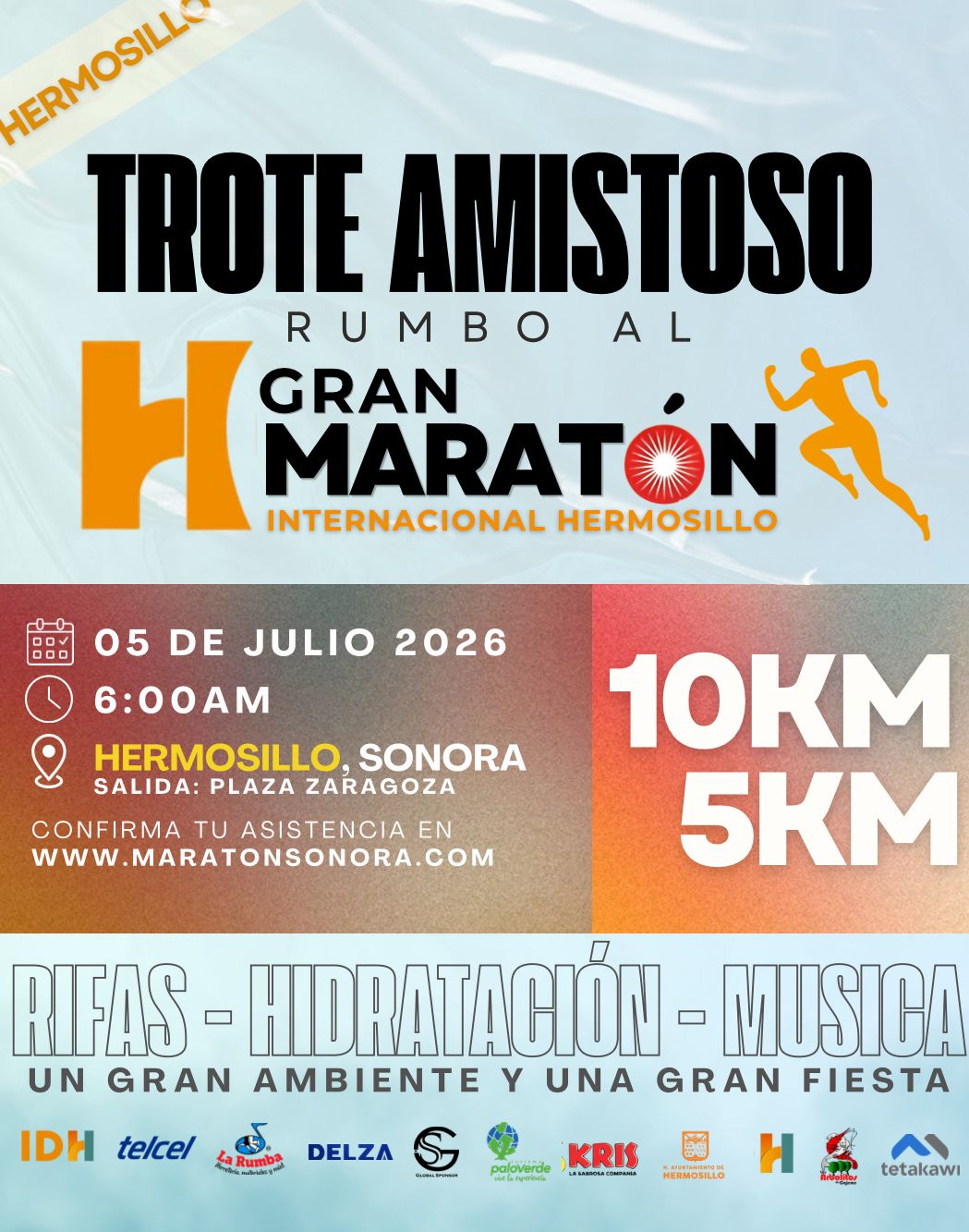 Todo listo para el Trote Amistoso rumbo al Maratón Internacional 2026