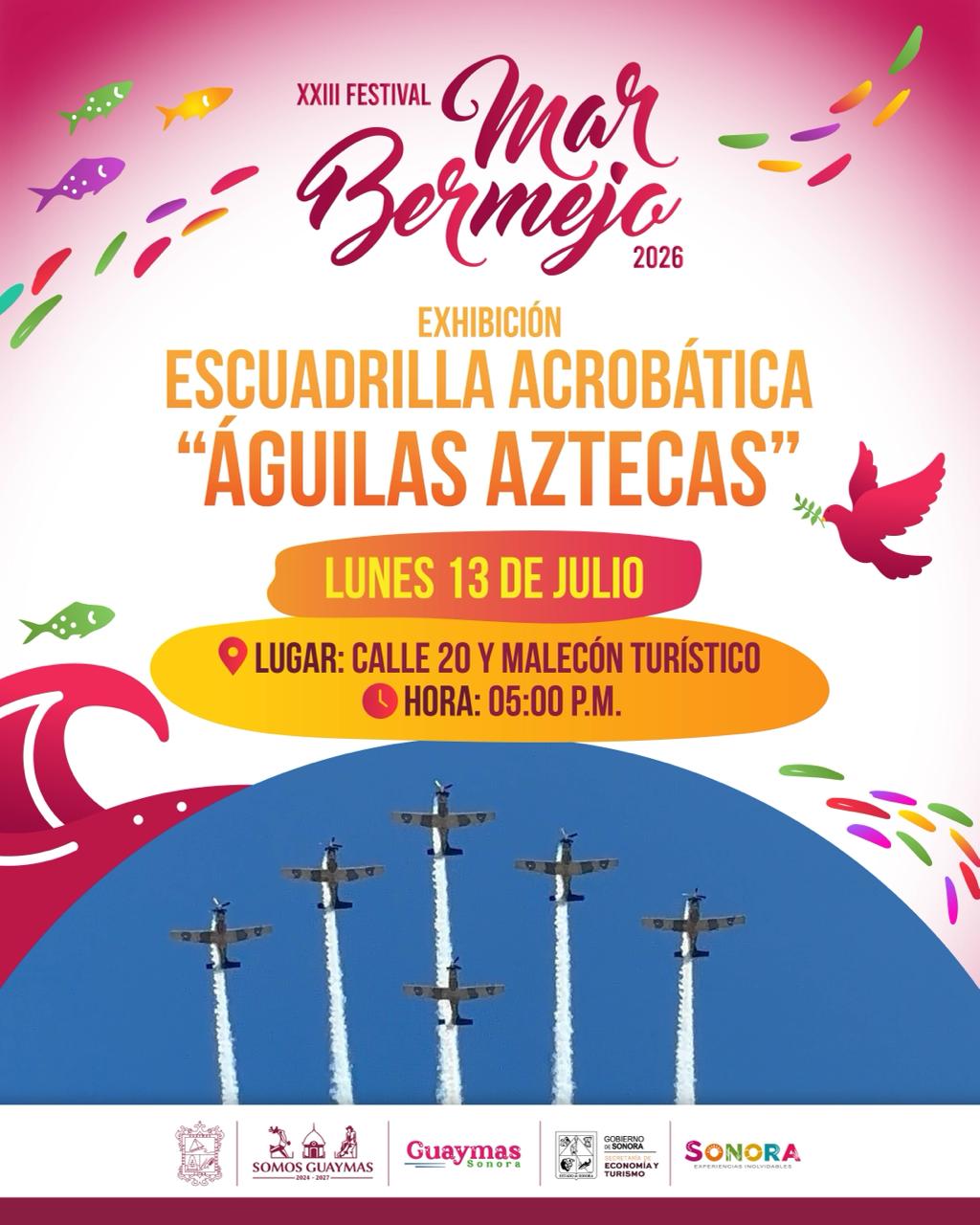 Invita Ayuntamiento de Guaymas a exhibición de “Águilas Aztecas”
