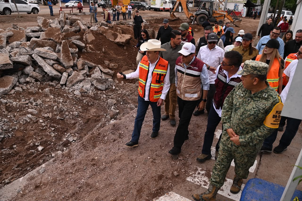 Implementa Gobernador acciones inmediatas por lluvias extraordinarias en Nogales