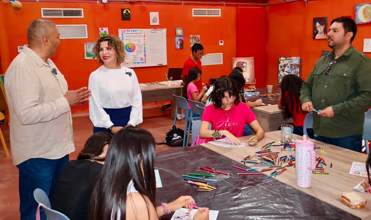 Viven el arte y la diversión al máximo los menores en la Casa de la Cultura