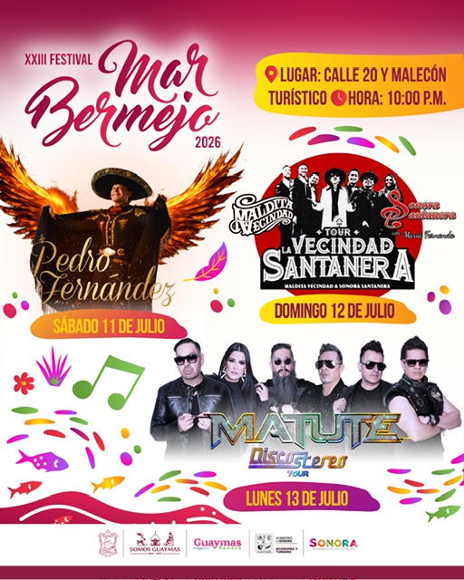 Celebrará Guaymas XXIII Festival Mar Bermejo