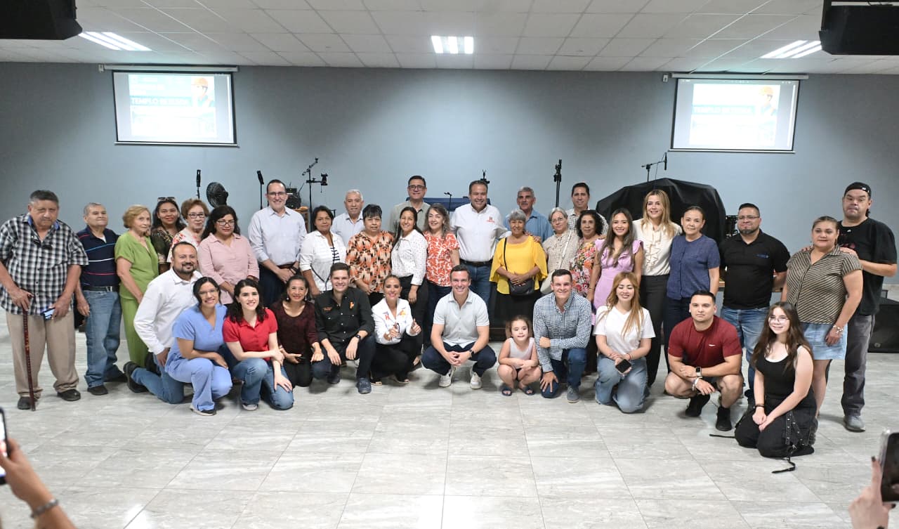 Cumple Toño Astiazarán con obra a comunidad de la iglesia Betesda