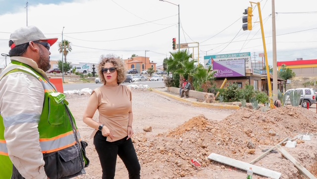 Supervisa Esmeralda González avance de obras en Cananea