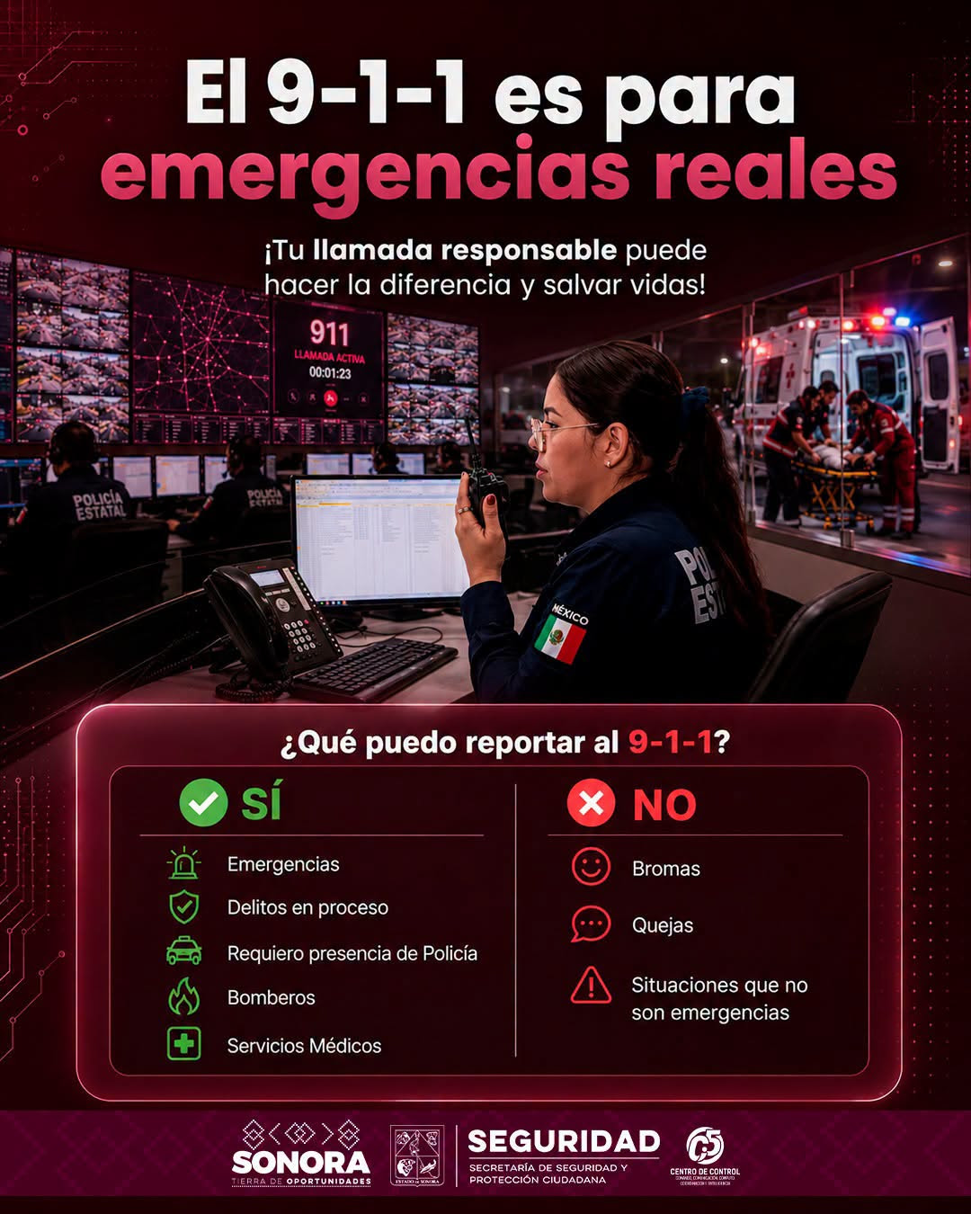 Advierten que llamadas falsas al 9-1-1 pueden generar consecuencias legales