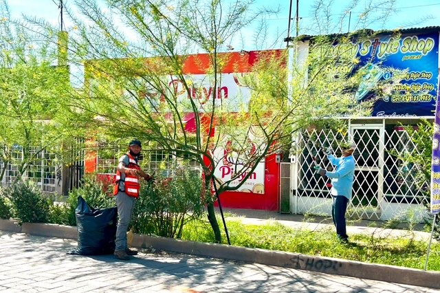 Dan mantenimiento a corredor turístico de Cananea