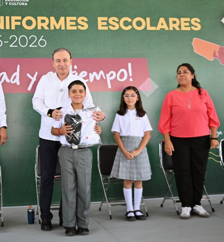 Arranca Gobernador entrega de más de 109 mil uniformes escolares en Hermosillo