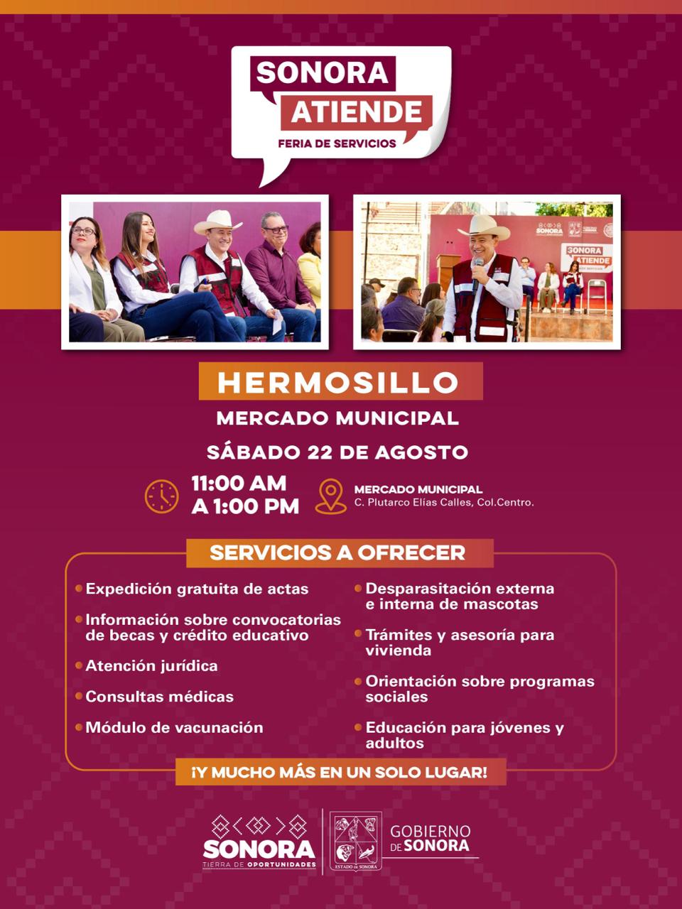 Llevaremos Sonora Atiende al corazón de Hermosillo para apoyar a familias: Paulina Ocaña