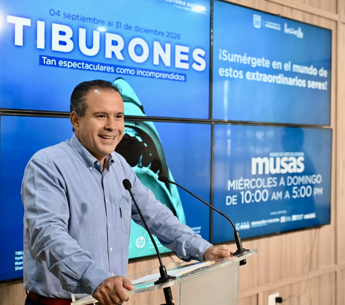 Anuncia Toño Astiazarán exposición internacional Tiburones; promoverá  conservación de la especie