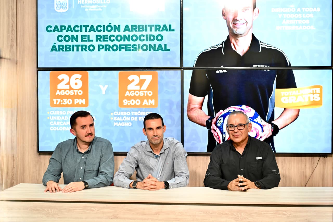 Compartirá César Arturo experiencia mundialista a árbitros de Hermosillo