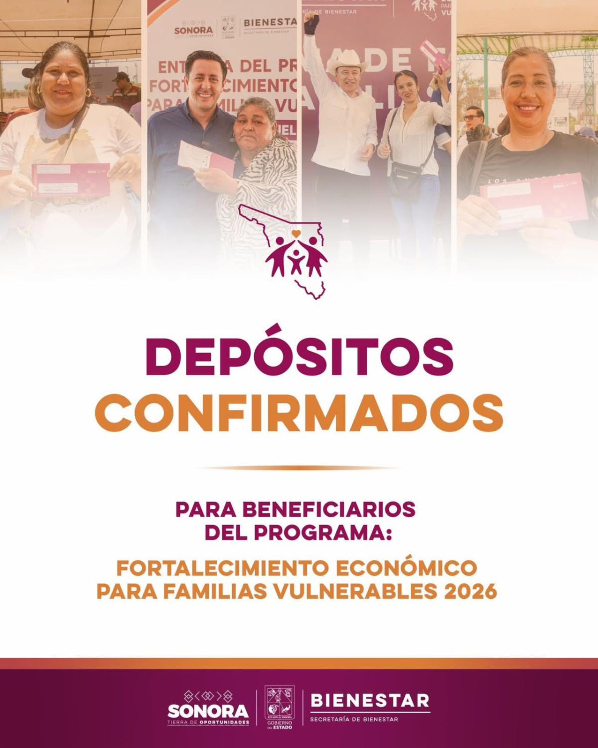 Respalda Gobernador economía de familias con depósito de Tarjetas de Oportunidades
