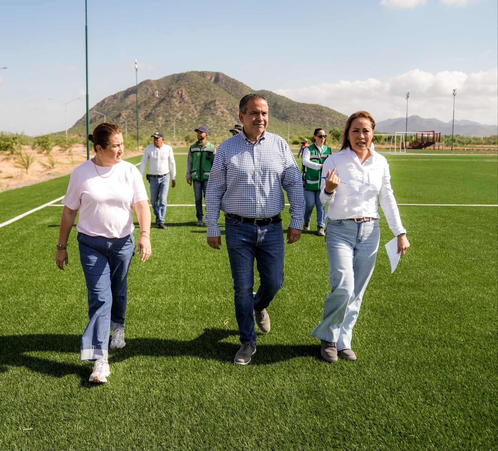Supervisa Toño Astiazarán avance del 88% del Cárcamo H Cerro Colorado