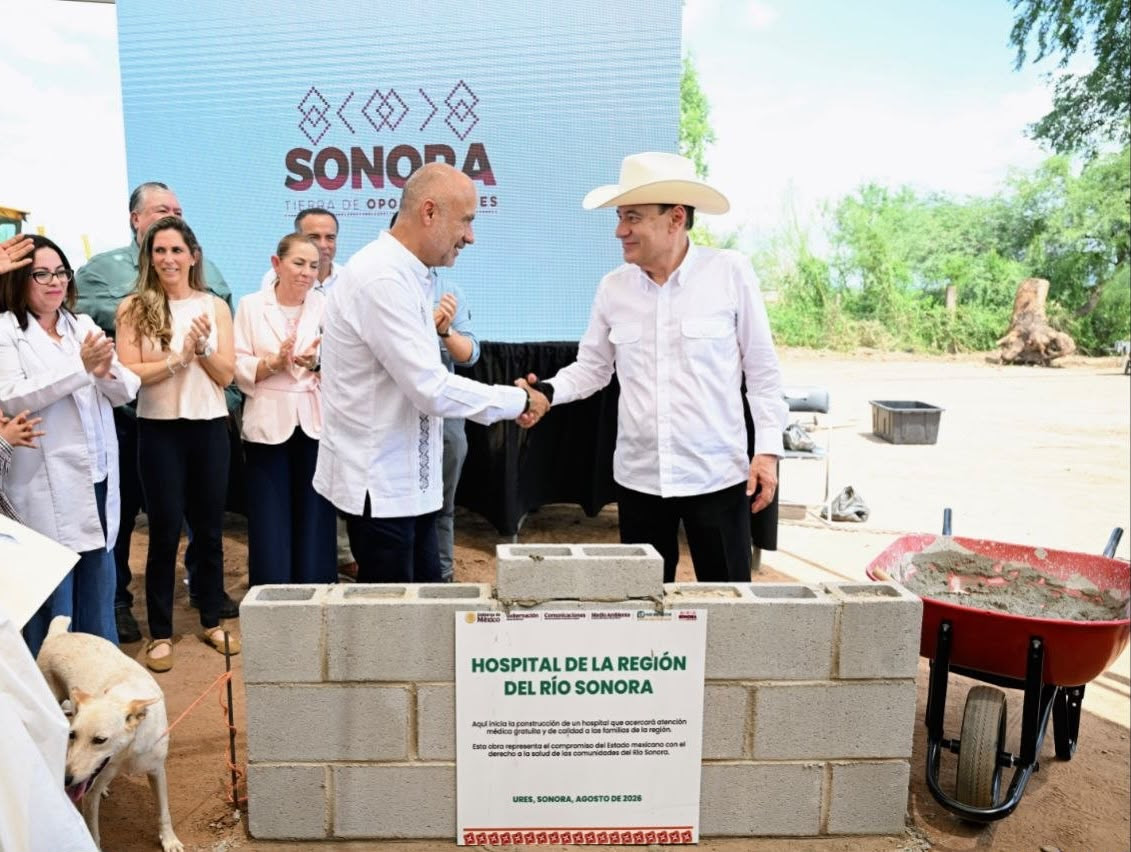 Durazo y Presidenta hacen justicia al Río Sonora con Hospital Regional en Ures