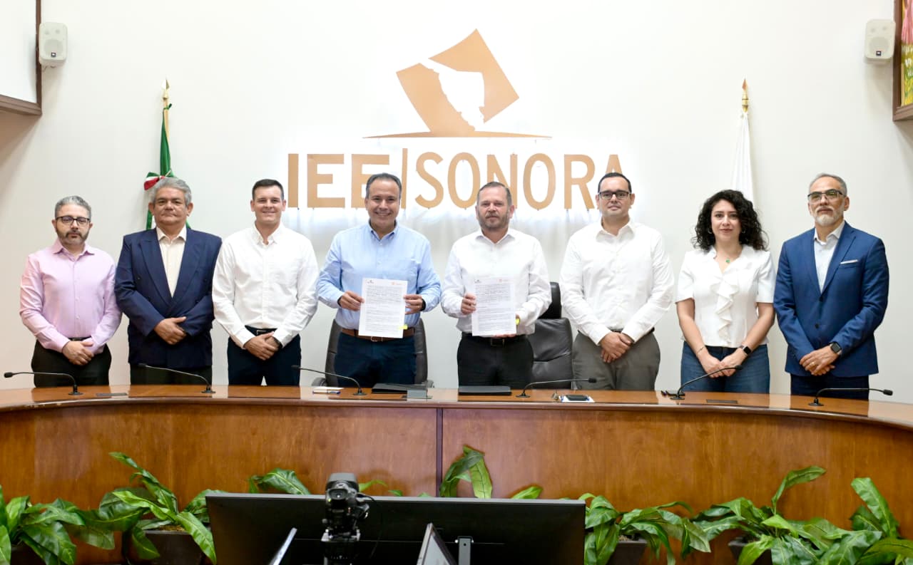 Firman convenio Toño Astiazarán e IEEyPC para fortalecer mecanismos de participación ciudadana en Hermosillo