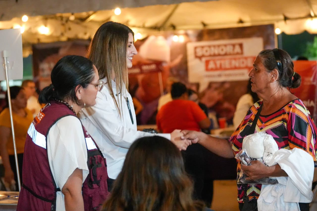 Con Sonora Atiende llevamos soluciones a familias de Las Peredas: Paulina Ocaña