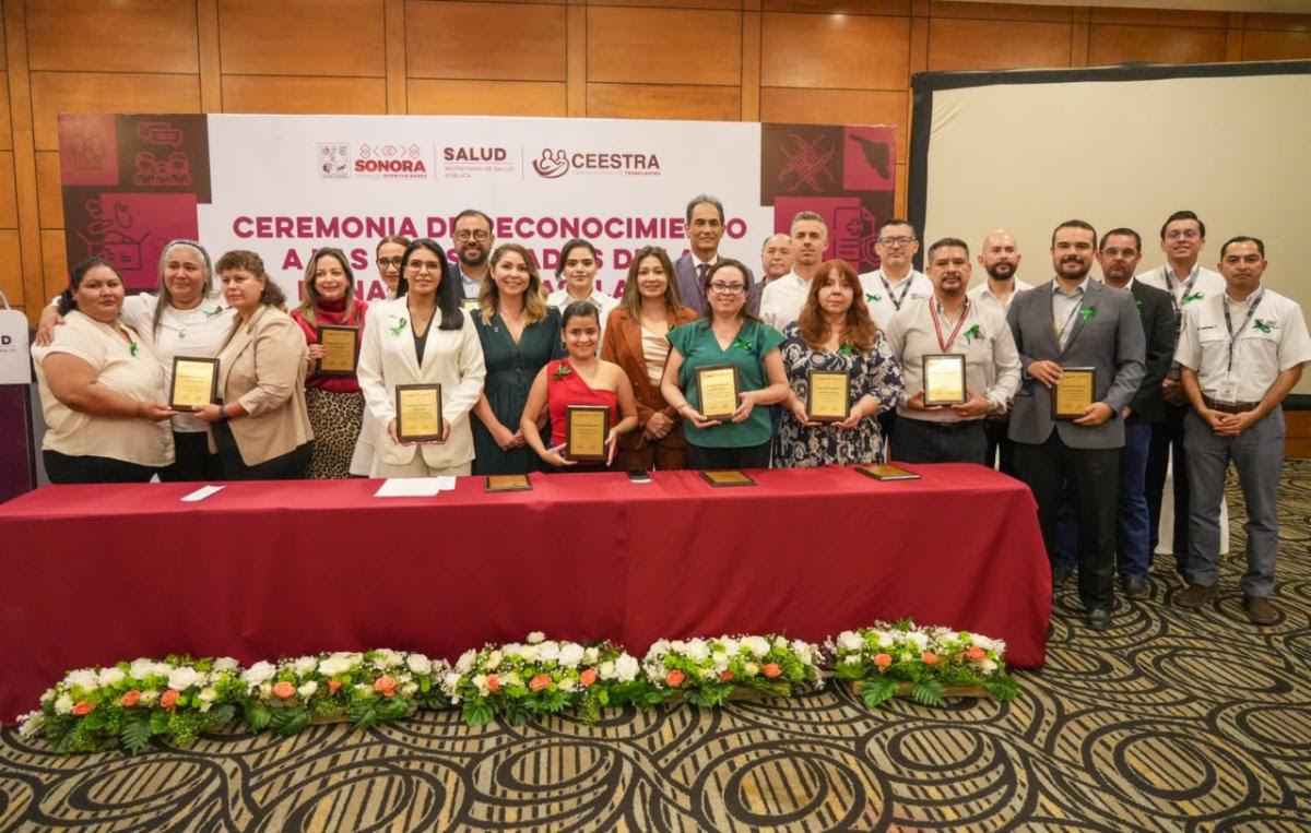 Reconoce Gobierno de Sonora a familias y aliados de la donación y trasplante