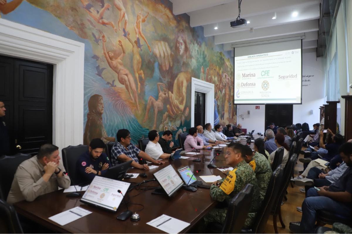 Instala Gobierno de Sonora Comité de Emergencias ante cercanía del huracán “Polo”