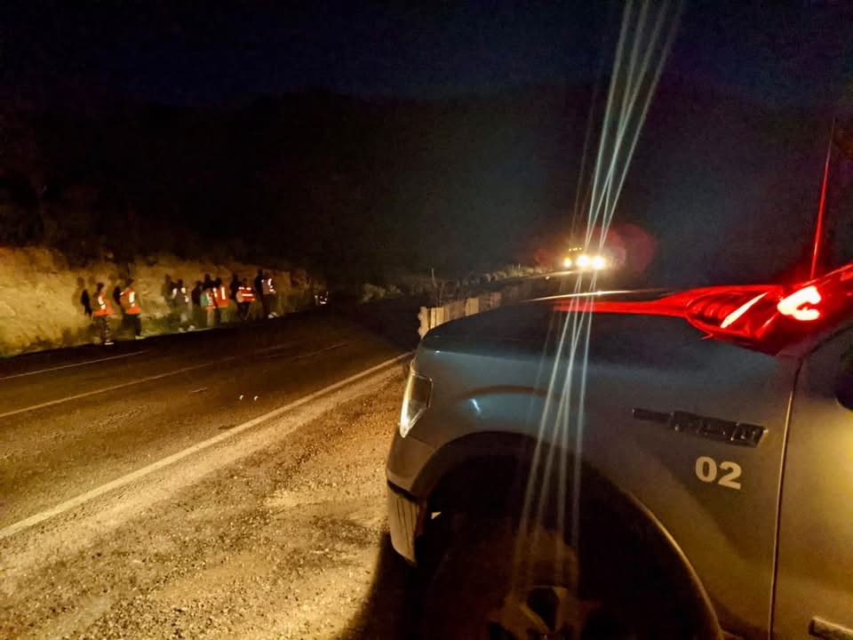 Acompaña Protección Civil a las y los peregrinos en su paso por Cananea