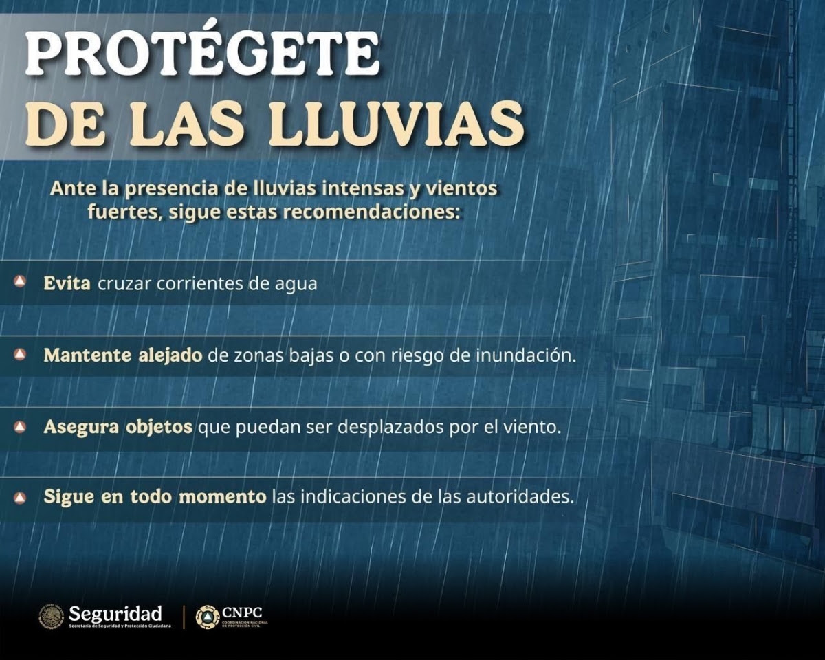 Recomienda CEPC mantenerse alerta por ciclón tropical Polo