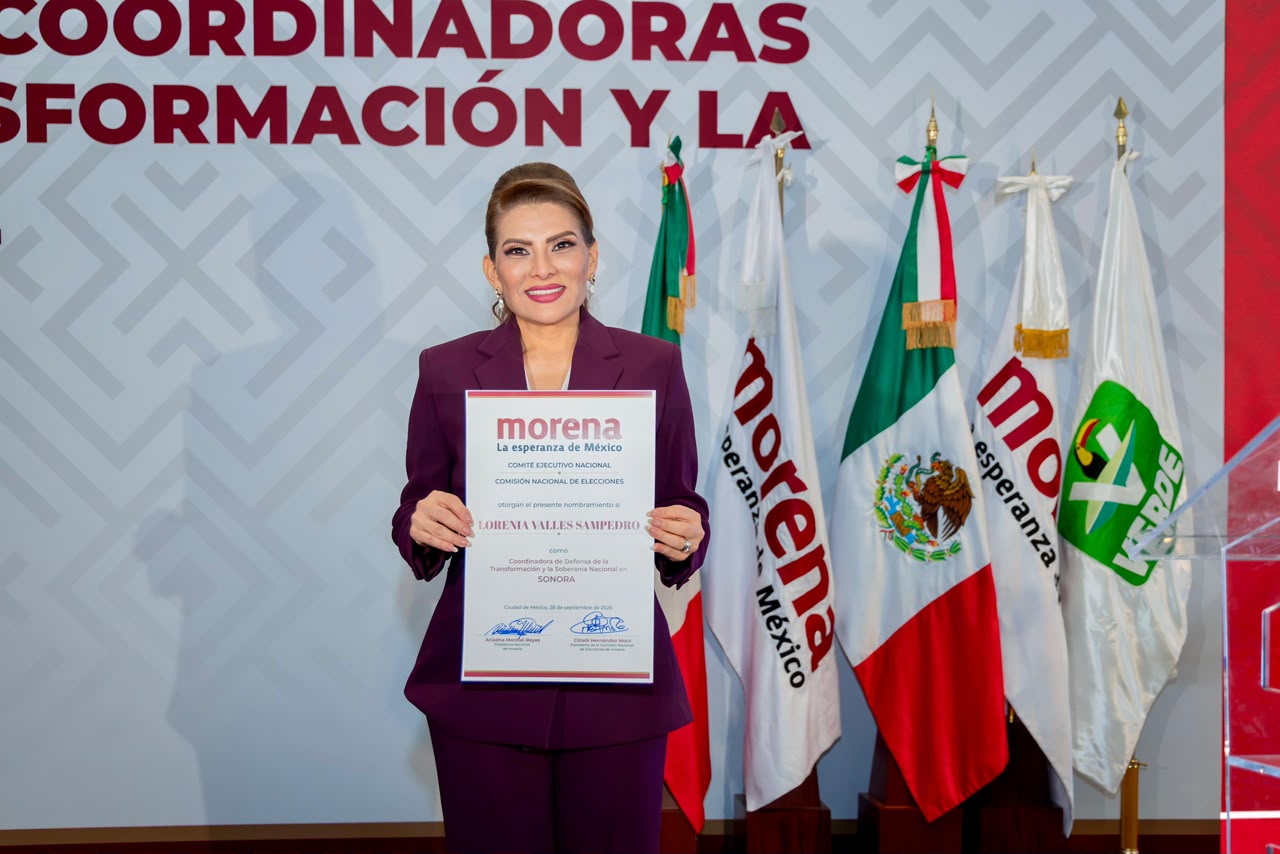 Asume Lorenia Valles Coordinación de Comités de la Transformación y la Soberanía Nacional en Sonora