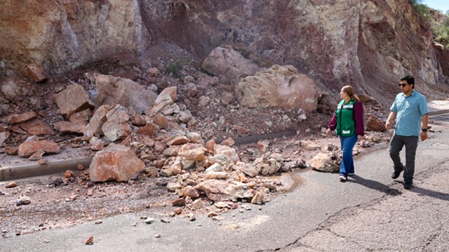 Deja “Polo” severas afectaciones en Guaymas; continúan labores de atención y evaluación de daños