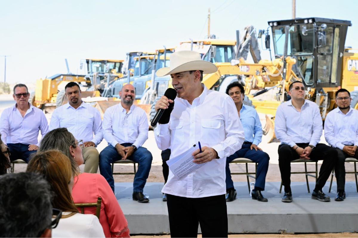 Arrancan Gobernador y Presidenta modernización de carretera Sonoyta-Peñasco
