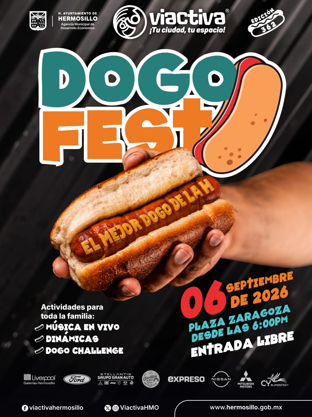 Regresa Dogo Fest este domingo para celebrar el sabor de Hermosillo