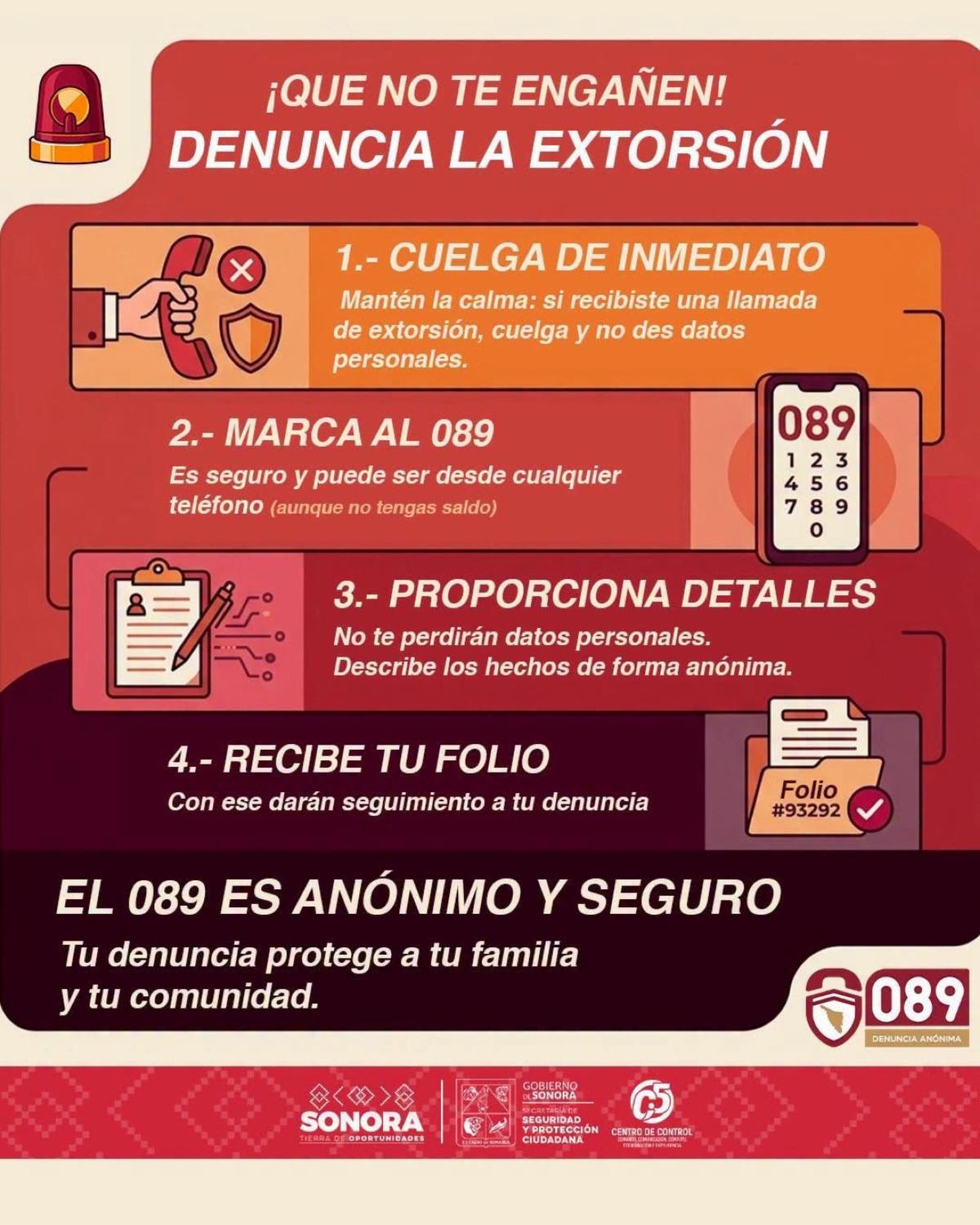 Impulsa SSPC participación ciudadana contra extorsión