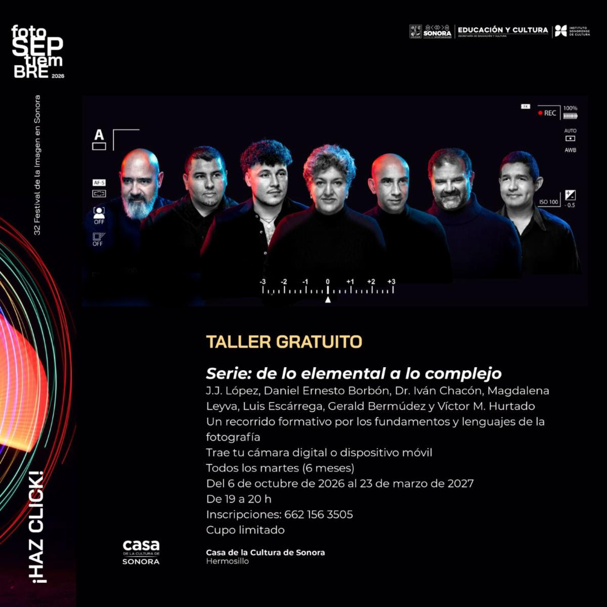 Impulsan ISC y SEC formación fotográfica con taller de Fotoseptiembre