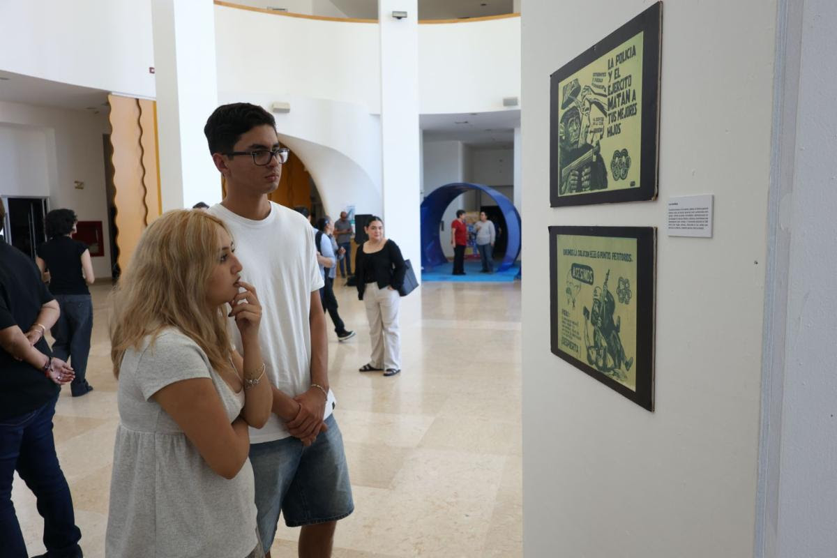 Inauguran exposición Movimiento del 68: Memoria, verdad y justicia