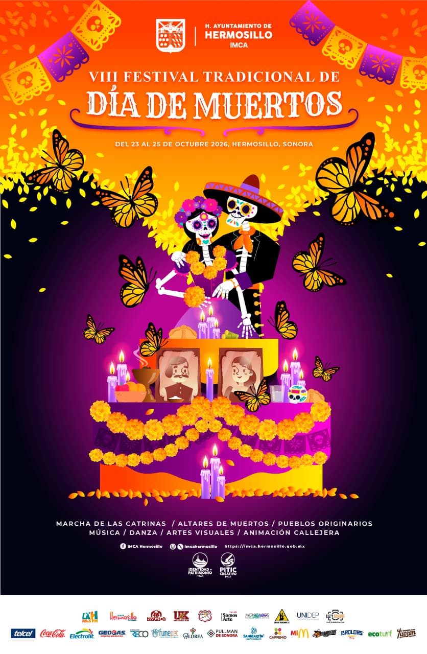 Celebrará Gobierno de Hermosillo VIII Festival Tradicional de Día de Muertos