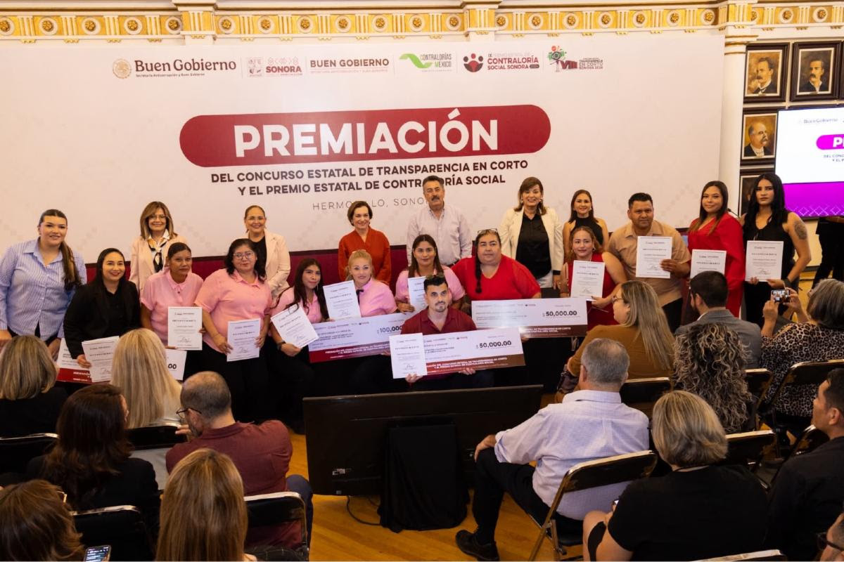 Premia Secretaría Anticorrupción de Sonora talento y participación ciudadana
