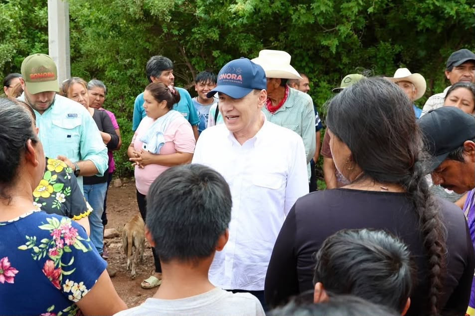 Despliega Gobernador operativo para atender a familias de Guaymas y Empalme tras fuertes lluvias