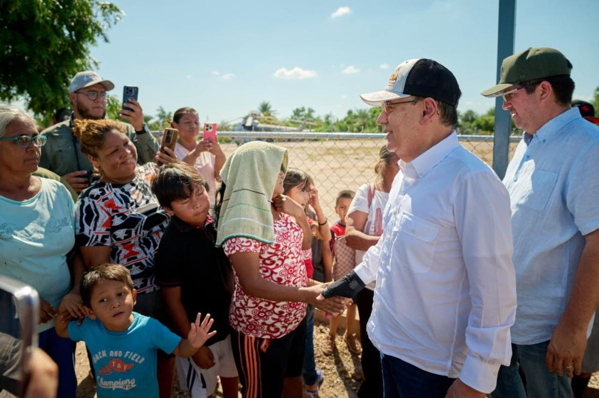 Gobernador Durazo despliega total atención y recursos para restablecer afectaciones a familias por huracán Polo